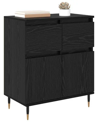 Obrázek produktu pro vidaXL Příborník se zásuvkami vzhled černý dub 60 x 35 x 70 cm