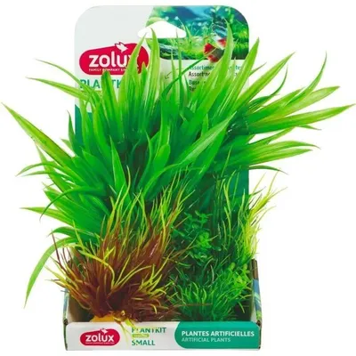 Obrázek produktu pro Umělé akvarijní rostliny - ZOLUX - Sada rostlin - velikost S - balení 3 ks