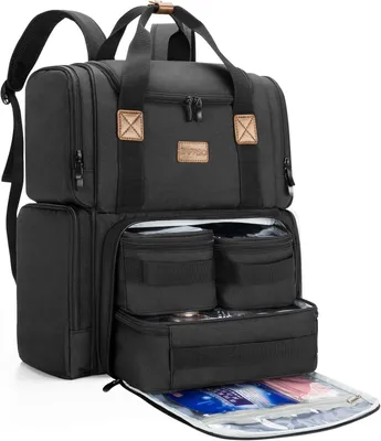 Produktbild von Kosmetiktasche Rucksack, Make Up Tasche, Schwarz
