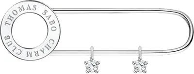 Produktbild von Thomas Sabo Brosche Weiße Steine Silber