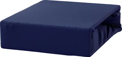 Produktbild von Best for Kids Marineblau Jersey Spannbettlaken mit Gummizug viele Größen 80x160