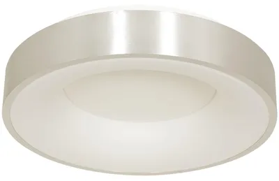 Produktbild von Steinhauer Deckenleuchte Ringlede 1-flammig Gebürstetes Silber 48x48cm