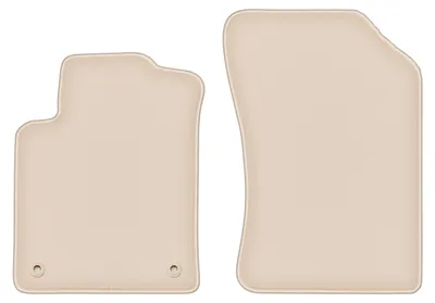 Produktbild von DURBAN Beige Velours-Fußmatten vorne für Citroen C3 II Schrägheck (2009-2016)