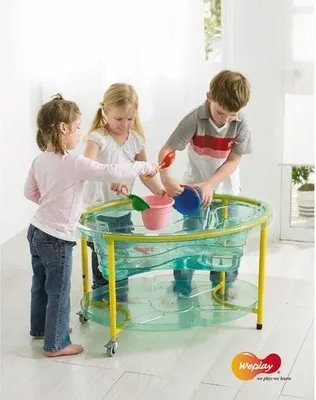 Immagine prodotto di Tavolo trasparente per sabbia/acqua, tavolo da gioco, educativo