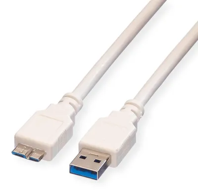 Image de Câble USB VALUE - Micro-USB Type B (mâle) vers USB Type A (mâle)