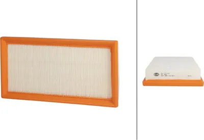 Produktbild von Luftfilter-Einsatz 300 x 154 mm HELLA IAM-Expertise passend für u.a. VW GOLF