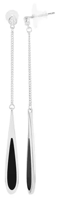 Produktbild von "Kyler" 925/- Ohrhänger mit Zirkoniabesatz, rhodiniert