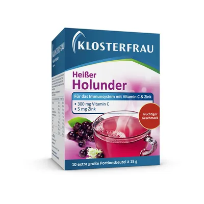 Produktbild von Klosterfrau Broncholind Heißer Holunder | 10 Beutel | PZN 11666021