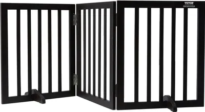 Zdjęcie produktu dla Bramka dla psa Ogrodzenie dla zwierząt Składana bramka ochronna dla dzieci Brązowy 508x610mm