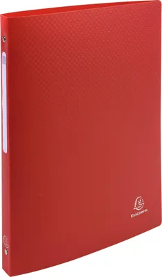 Produktbild von Exacompta 20x Ringbuch PP 500µ 4 Ringen Rücken 20mm A4 Rot 51195E