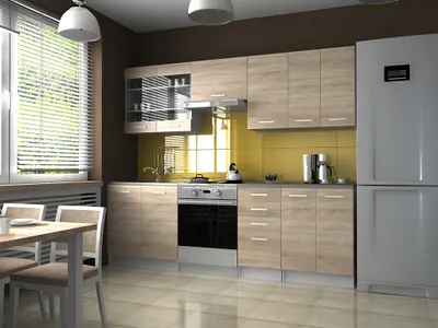Obrázek produktu pro Kuchyňská linka PAMELA 240x180 - Sonoma