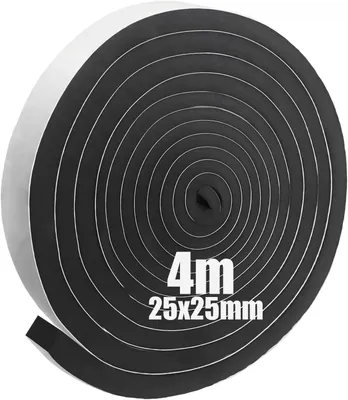 Immagine prodotto di Nastro sigillante da 4 metri, 25 x 25 mm, per porte e finestre