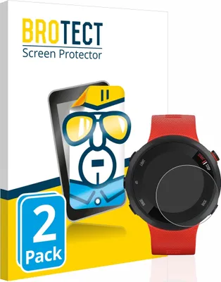 Produktbild von 2x Für Garmin Forerunner 45 Schutzfolie BROTECT Displayschutz Display Schutz Folie Klar Transparent