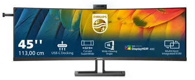 Image de Philips 113,0cm(44,5") 45B1U6900CH 32:9 2xHDMI+DP+USB-C Curv retail