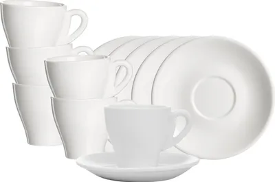 Produktbild von Ritzenhoff & Breker Bari Kaffeetasse mit Untertasse 150 ml 6er Set