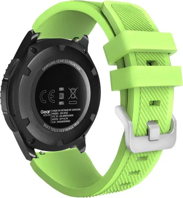 Produktbild von BStrap Silicone Sport Armband für Samsung Gear S3, green