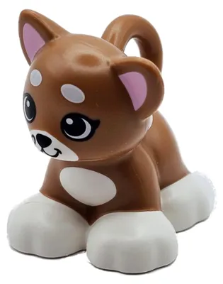 Productafbeelding van LEGO Duplo Kattenfiguur, nougatkleurig (104931pb01) – nieuw