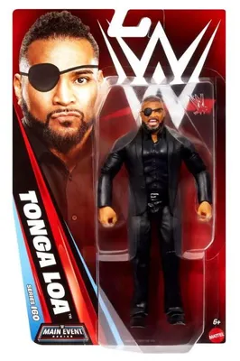 Produktbild von WWE Tonga Loa Actionfigur, Hauptkampf-Serie #160, ca. 15 cm große Sammelfigur, beweglich, 6 Jahr(e), Mehrfarbig, Kunststoff