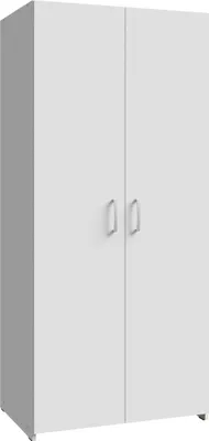 Produktbild von Furniture24 Kleiderschrank West Marin Joes723-120 Schrank 79.7 X 177.7 X 54.4 Cm - Weiß