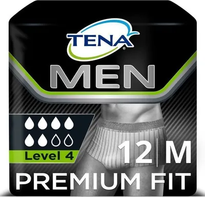 Obrázok produktu pre TENA Men Premium Fit Level 4 12 kusov veľkosť M