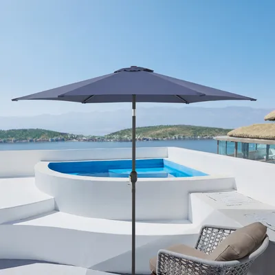 Produktbild von Sonnenschirm ’Altino’ mit Knickgelenk Navyblau