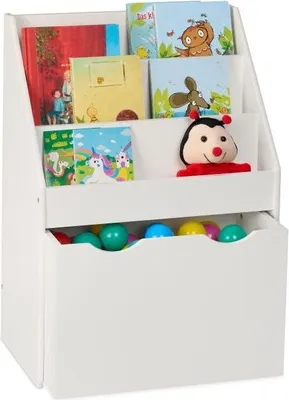 Immagine prodotto di Libreria per bambini con contenitore per i giocattoli