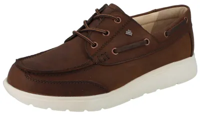 Produktbild von FINN COMFORT Sucre Herren Bootsschuhe braun gefettetes Nubukleder - Größe: UK 9