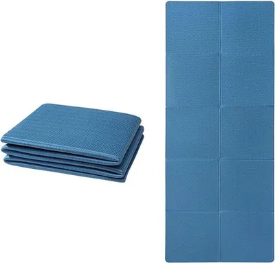Obrázok produktu pre Skladateľná športová podložka, protišmyková, ľahká, prenosná fitness podložka, 183 x 61 x 0,6 cm