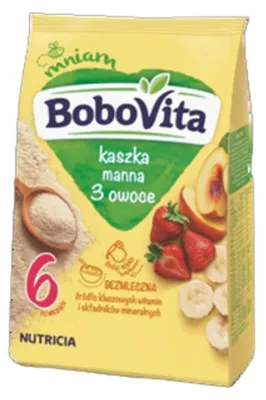 Obrázok produktu pre Kaszka manna o smaku owocowym dla dzieci 180 g