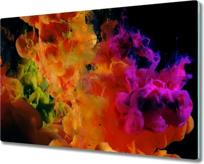 Produktbild von Coloray Herdabdeckplatte 80x52 cm Schneidebrett Kochplattenabdeckung Küchenbrett Hackbrett - farbiger Rauch