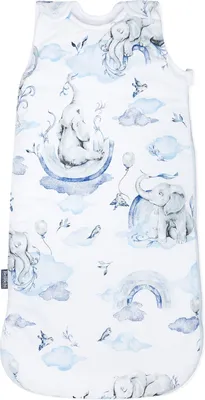 Produktbild von Spacák pre spací vrecka pre dieťa pre novorodencov a batoľatá - vyrobené zo 100% bavlny - Tog 2.5 - Öko -Tex - baby spacák pre leto a zimu - prispôsobivé 60/75 cm - 0/6 -6/12 - jambo