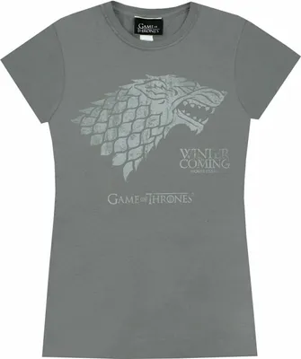 Obrázok produktu pre Dámske tričko Game Of Thrones Stark Winter Is Coming NS4559 (M) (Anthrazit)
