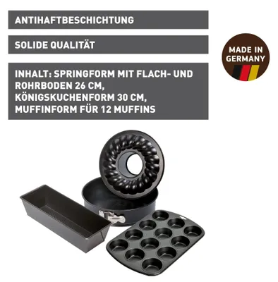 Produktbild von Classic Backformen-Set, 4-teilig
