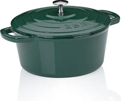 Produktbild von Kela Calido, 3,8 l, Grün, Eisenguss, Eisenguss, 24 cm, 120 mm