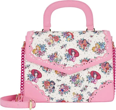 Produktbild von Loungefly Prinzessin Blumentattoo Rosa Rosa One Size