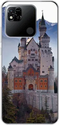Produktbild von König Design Hülle kompatibel mit Xiaomi Redmi 10A Kunststoff Soft Handyhülle - Handy Case Schloß Neuschwannstein