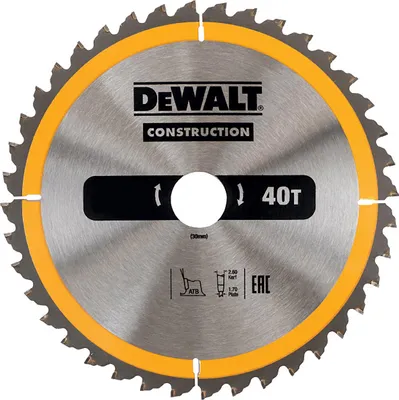 Produktbild von DeWalt Kreissägeblatt stat. 235/30 mm 40WZ
