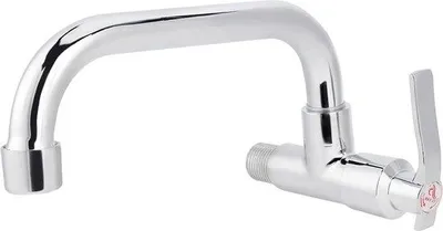 Immagine prodotto di Rubinetto per lavabo a parete Dreher, 25 cm, acciaio inossidabile