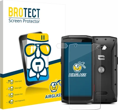 Produktbild von BROTECT Schutzglas für Crosscall Core-M5 (Display+Kamera) Schutzfolie Panzer Folie Glas Display Schutz klar