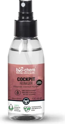 Produktbild von bio-chem Cockpit-Pflege 100 ml Cockpitspray I Auto Innenraum Reiniger mit schonender Pflege für Leder und Kunststoff I Sorgt für strahlenden Glanz mit Schutz auf Armaturen zur optimalen Autopflege