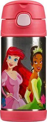 Obrázok produktu pre Fľaša na pitie THERMOS FUNTAINER DISNEY 0,35 - hodnotná sada s čistiacou kefkou CLEAN FIX 30 cm