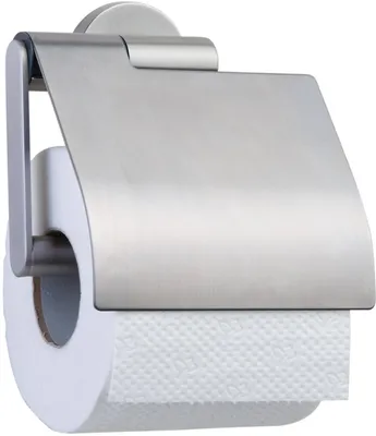 Produktbild von Tiger Boston Toilettenpapierhalter mit Deckel Edelstahl gebürstet, 309130946