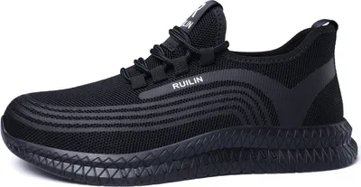 Produktbild von Herren-Arbeitssicherheitsschuhe, atmungsaktive Arbeits-Sneaker, pannensichere Sicherheitsschuhe