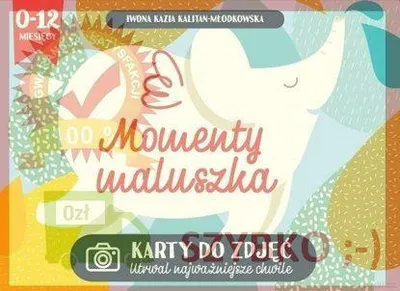 Obrázek produktu pro Momenty děťátka. Kartičky pro focení – Iwona Kazia Kalitan Młodkowska
