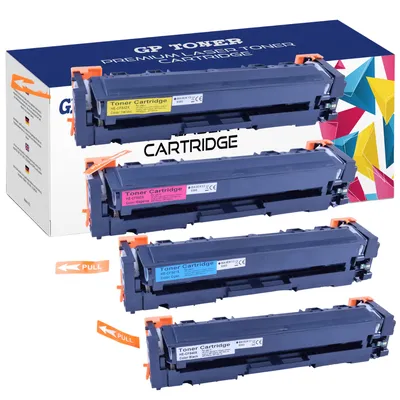 Zdjęcie produktu dla 4X Tonery Do Drukarki Hp Cf540X Cf541X Cf542X Cf543X 203X M281Fdw M280Nw