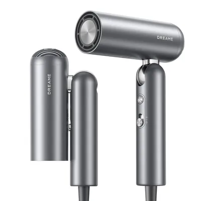 Produktbild von Dreame Pocket Neo Hochgeschwindigkeits-Haartrockner,3 Formen klappbar,300g leicht,300 Millionen negative Ionen/cm³, 57 °C konstante Temperatur, Grau