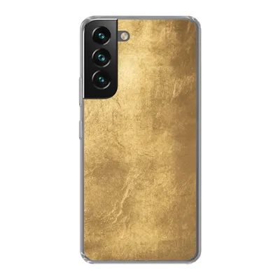 Produktbild von MuchoWow® Handyhülle Schutzhülle Hülle für Samsung Galaxy S22 Licht fällt auf eine goldene Wand Silikon Softcase Handy Hülle - Mobiltelefonhülle