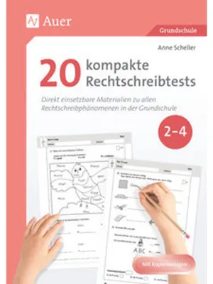 Image de 20 kompakte Rechtschreibtests für Klasse 2 bis 4