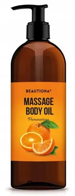 Obrázek produktu pro Beautiona pomerančový masážní olej s mandlovým olejem 500 ml