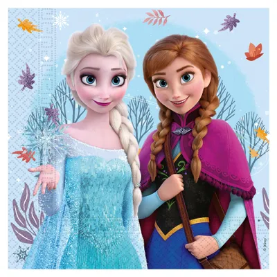Produktbild von "Frozen Idyllic Wonder" Partydeko Artikel Variante: 20 Servietten | 33x33cm Papier